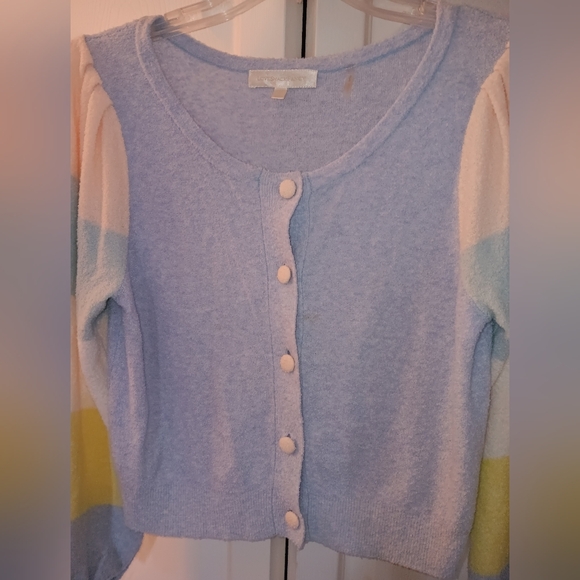 LoveShackFancy Pastel Button Down Cardigan. Size S. - Picture 3 of 14